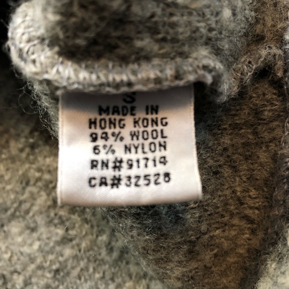 Vintage Armani Exchange Wool Hooded Teddy Jacket - Picture 11 of 17